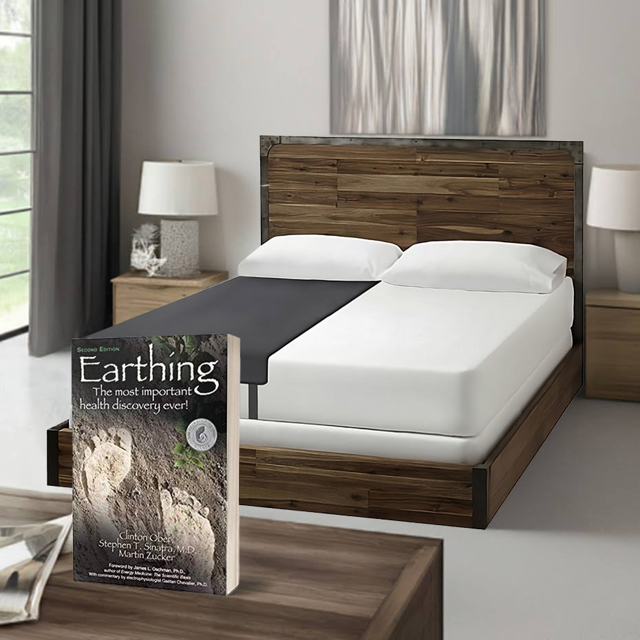 Single Ground Therapy Sleep Mat by Clint Ober (with Clint's book "Earthing")
