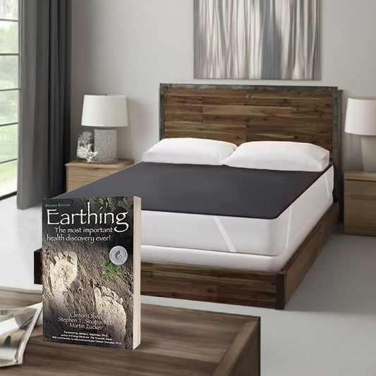 King Ground Therapy Sleep Mat by Clint Ober (with Clint's book "Earthing")